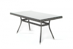 Плетеный стол 4sis Латте YH-T4766G-1 graphite