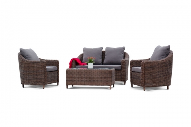Панна лаунж-зона 4sis Кон KPS2C2T-4-SET brown