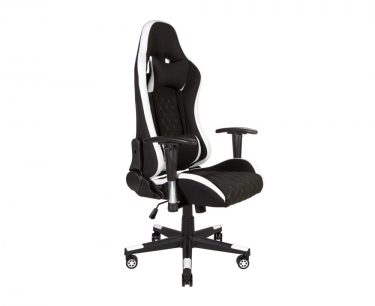 Игровое кресло Норден RF-8106B fabric Черный/Белый