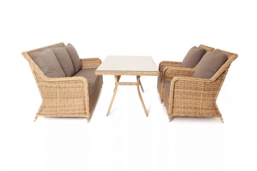 Обеденная группа 4sis Гляссе GS3C2СT-4-SET brown