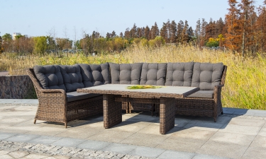 Обеденный стол 4sis Бергамо YH-S4684P-2 brown