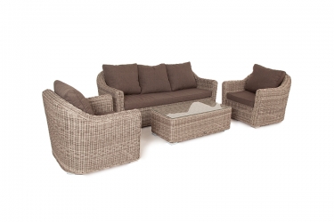Лаунж-зона 4sis Фабриция FS3C2T-4-SET gray