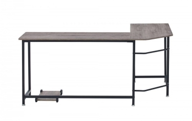 Угловой письменный стол ESF KIWI Черный дуб BLACK OAK