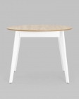 Стол раздвижной Stool Group Rondo 100-135 Дуб/белый