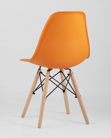 Стул Stool Group SIMPLE DSW NEW Оранжевый