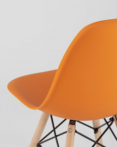 Стул Stool Group SIMPLE DSW NEW Оранжевый