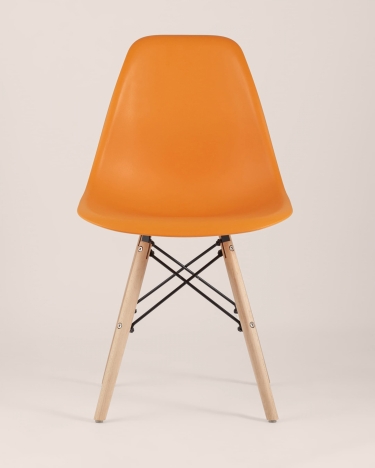 Стул Stool Group SIMPLE DSW NEW Оранжевый