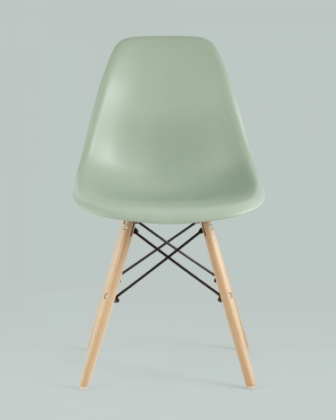 Стул Stool Group SIMPLE DSW NEW Серо-зеленый