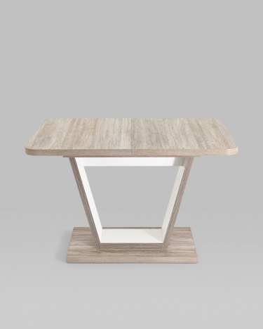 Стол раскладной Stool Group Vector 120-160 Дуб анкона-белый