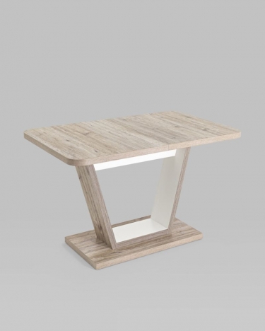 Стол раскладной Stool Group Vector 120-160 Дуб анкона-белый