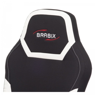 Кресло компьютерное BRABIX BRABIX Alpha GM-018 Черное/белое