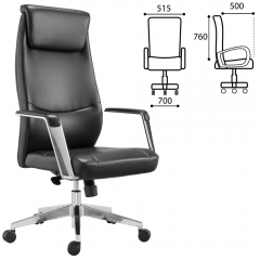 Кресло руководителя BRABIX BRABIX PREMIUM Jazz EX-757 Черное