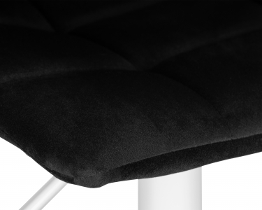 Стул барный DOBRIN DOBRIN TAILOR WHITE Черный велюр MJ9-101