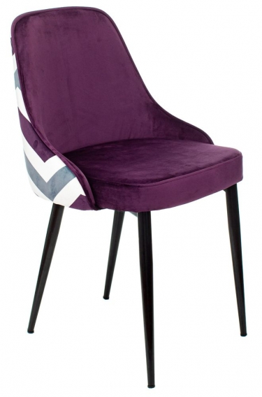 Стул для кухни Бюрократ Бюрократ KF-5 зигзаг VIOLET
