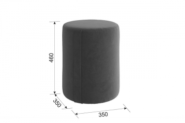 Пуф Мебельсон Рони PM-001.1 бронза экокожа