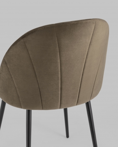 Стул для кухни Stool Group Логан NEW велюр Коричневый