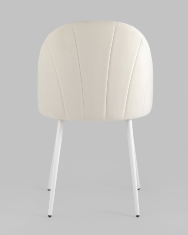 Стул Stool Group Логан white велюр Молочный