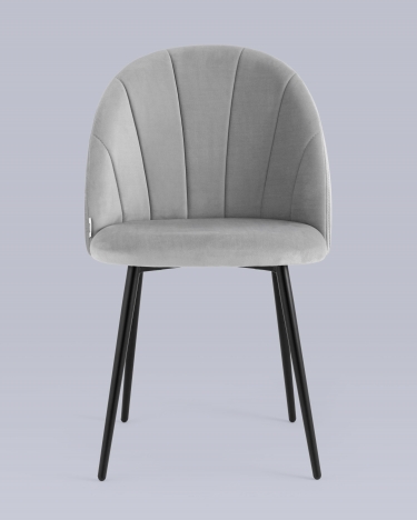Стул для кухни Stool Group Логан NEW велюр Светло-серый