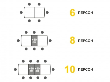 Обеденный стол Витра Орфей 45 Бетон Крем-Белый Шпон