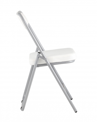 Складной стул Stool Group Джонни silver экокожа Белый