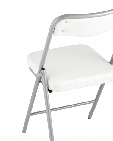 Складной стул Stool Group Джонни silver экокожа Белый