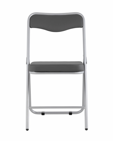 Складной стул Stool Group Джонни silver экокожа Серый