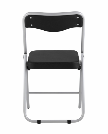 Складной стул Stool Group Джонни silver экокожа Черный