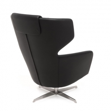 Кресло Recliner с пуфом комплект Profoffice VENTO 4 Черное