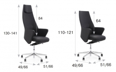 Кресло руководителя Profoffice GRACE/A Ivory 22042