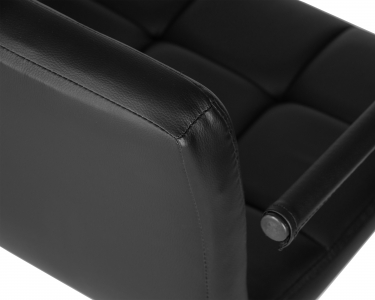 Стул барный DOBRIN DOBRIN KRUGER ARM BLACK черный