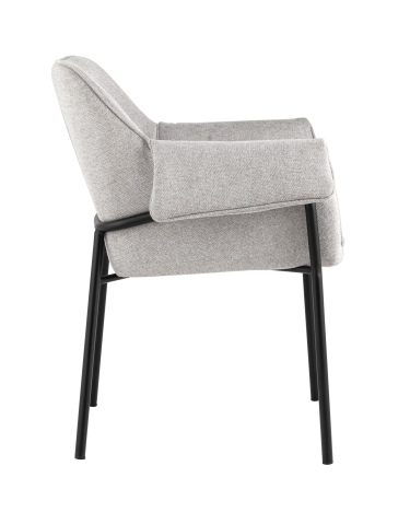 Кресло Stool Group Бесс рогожка Светло-серый