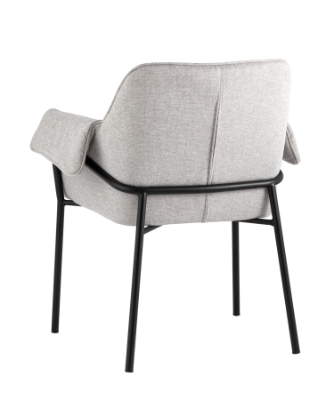 Кресло Stool Group Бесс рогожка Светло-серый