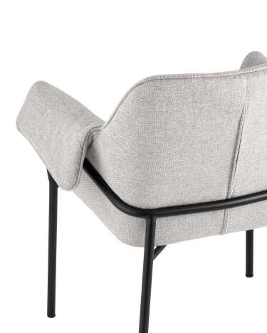Кресло Stool Group Бесс рогожка Светло-серый