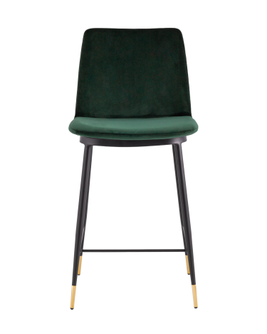Стул Stool Group Мелисса полубарный велюр Зеленый