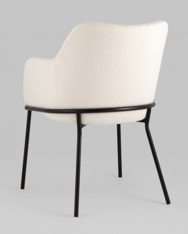 Стул Stool Group Кози ткань букле Молочный