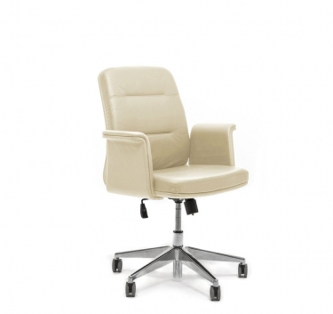 Кресло офисное Profoffice KARL B SOFT Alum ME23 Ivory 22042 hard Бежевое