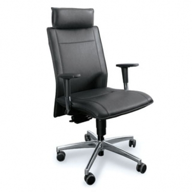 Кресло на черных опорах, с подлокотниками Profoffice PINKO plastic 4legs black SLW 58 Arms Голубой Черный
