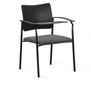 Кресло на черных опорах, без подлокотников Profoffice Pinko Mesh 4legs black SLW 58 noArms Голубой Черный