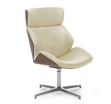 Кресло Profoffice CHARM/A Wood Nut Rio Latte Бежевый Орех
