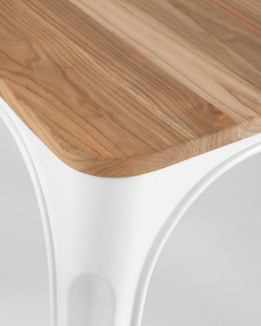 Стул Stool Group TOLIX WOOD Белый