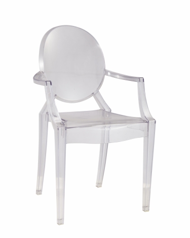Стул Stool Group Victoria Ghost с подлокотниками Прозрачный