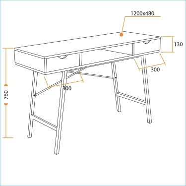 Стол Tetchair WD-04 Light