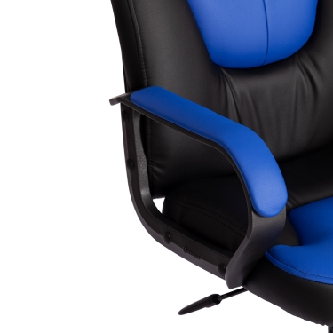 Кресло Tetchair NEO 2 22 экокожа Черный/синий 36-6/36-39