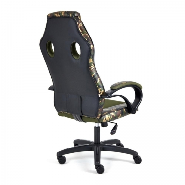 Кресло Tetchair RACER GT MILITARY кож/зам/ткань, хаки/хаки, TW 28