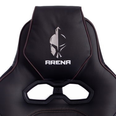 Кресло Tetchair ARENA кож/зам, черный/черный карбон, 36-6/карбон черный