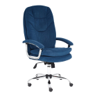 Кресло Tetchair SOFTY LUX флок , синий, 32