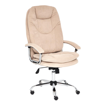 Кресло Tetchair SOFTY LUX флок , бежевый, 7