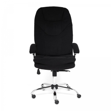 Кресло Tetchair SOFTY LUX флок , черный, 35