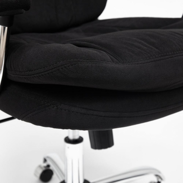 Кресло Tetchair SOFTY LUX флок , черный, 35