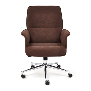 Кресло Tetchair YORK флок , коричневый, 6